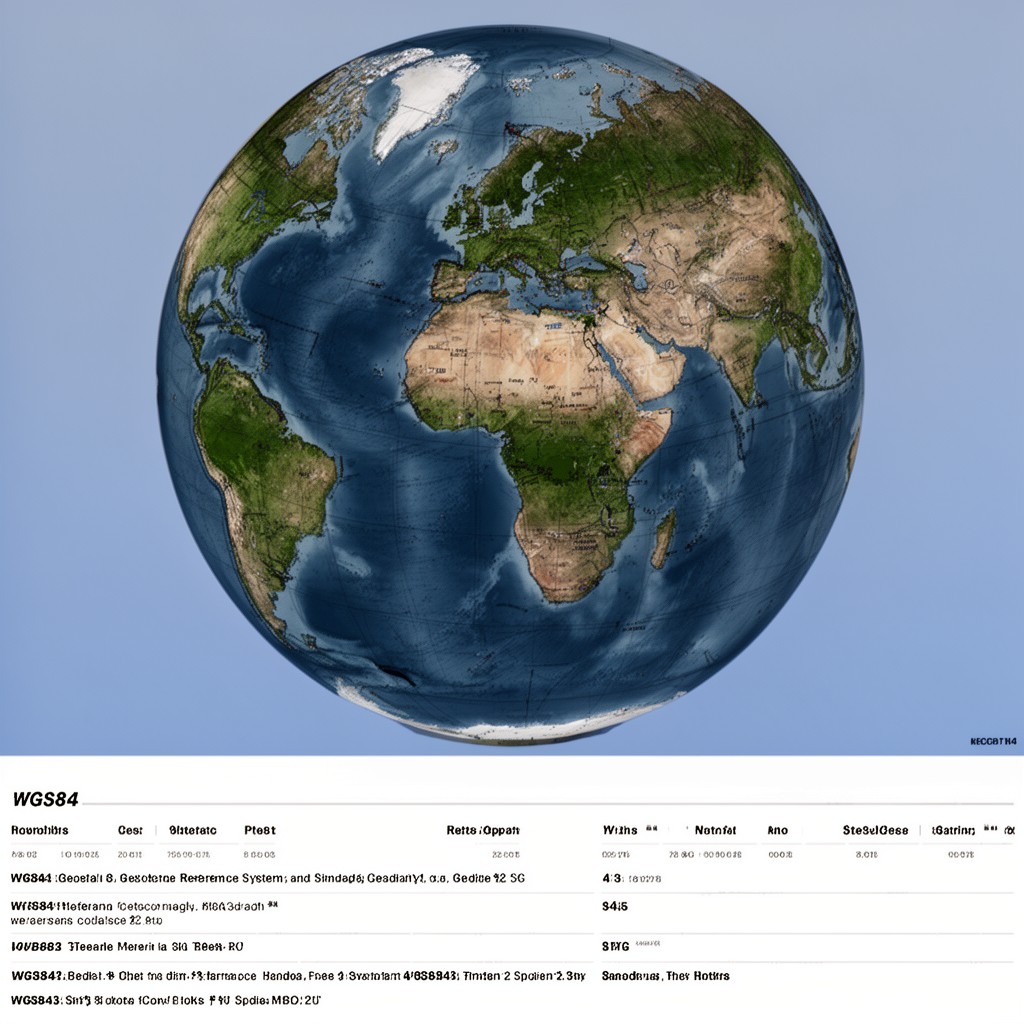 AI-generated illustration of WGS84