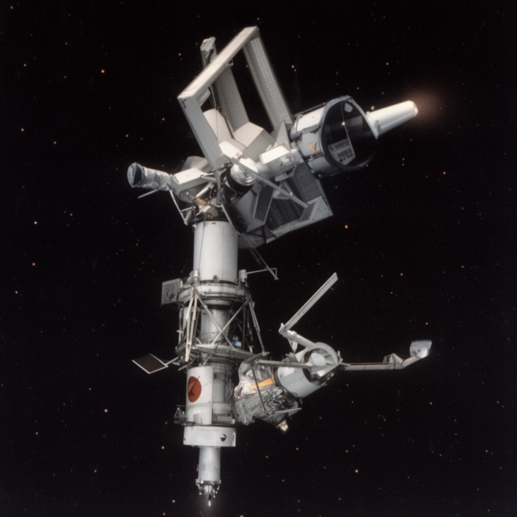 AI-generated illustration of Strategic Defense Initiative