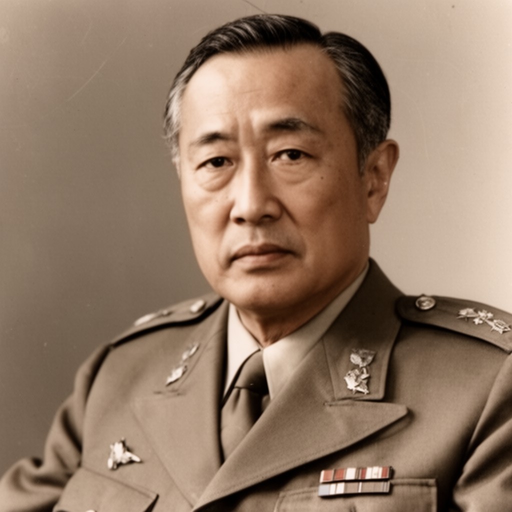 AI-generated illustration of Isoroku Yamamoto