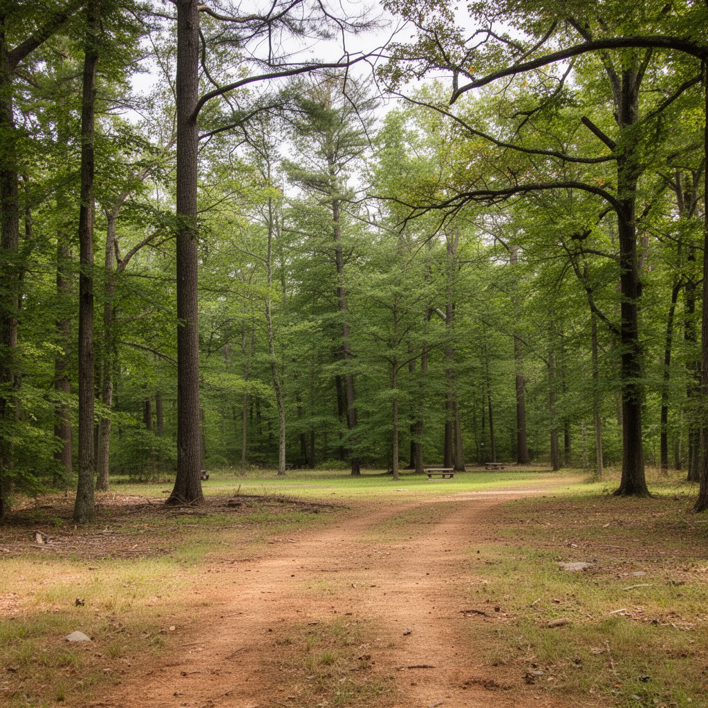 AI-generated illustration of Oak Hill Conservation Land