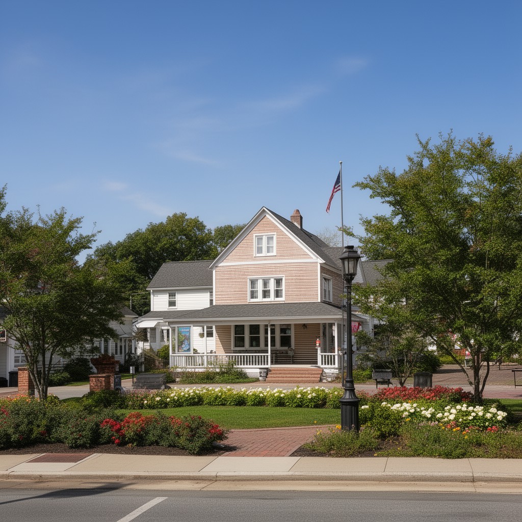 AI-generated illustration of Littleton Common