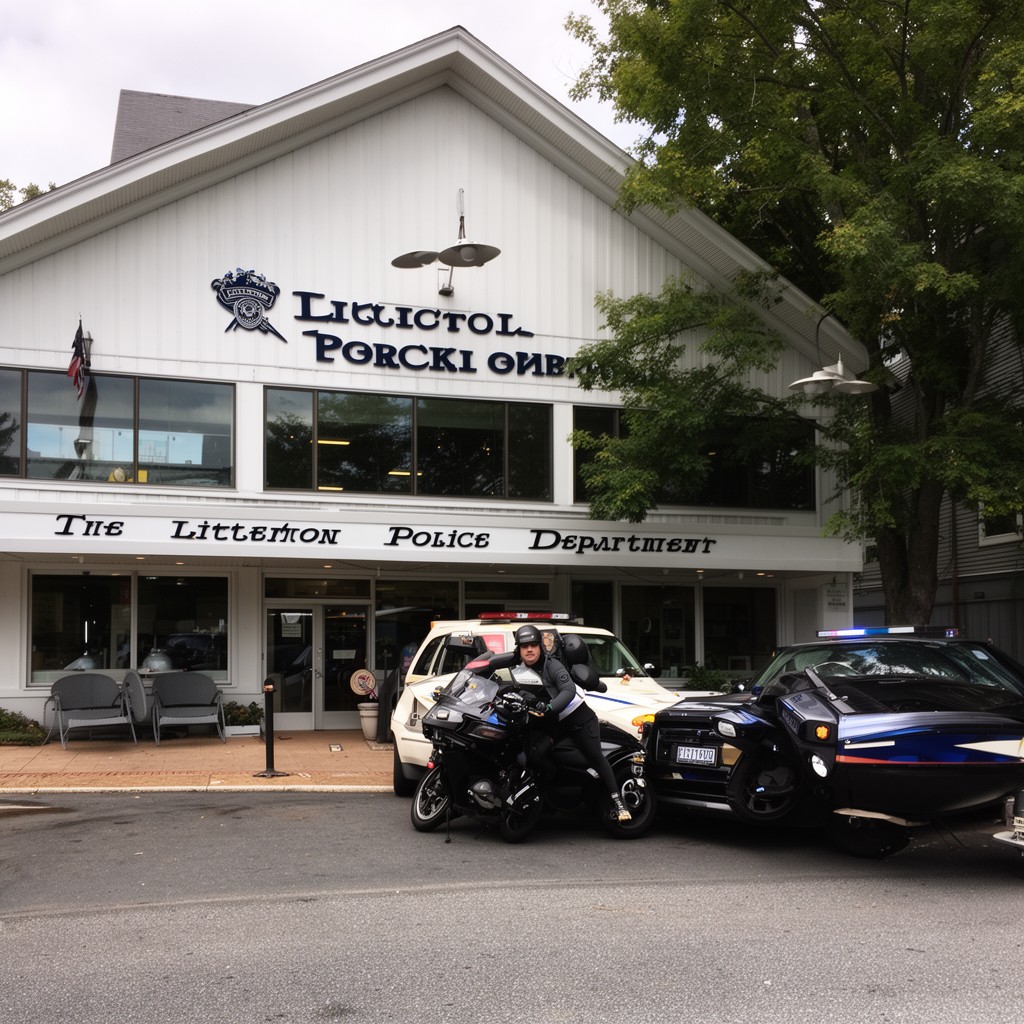 AI-generated illustration of Littleton Police Department