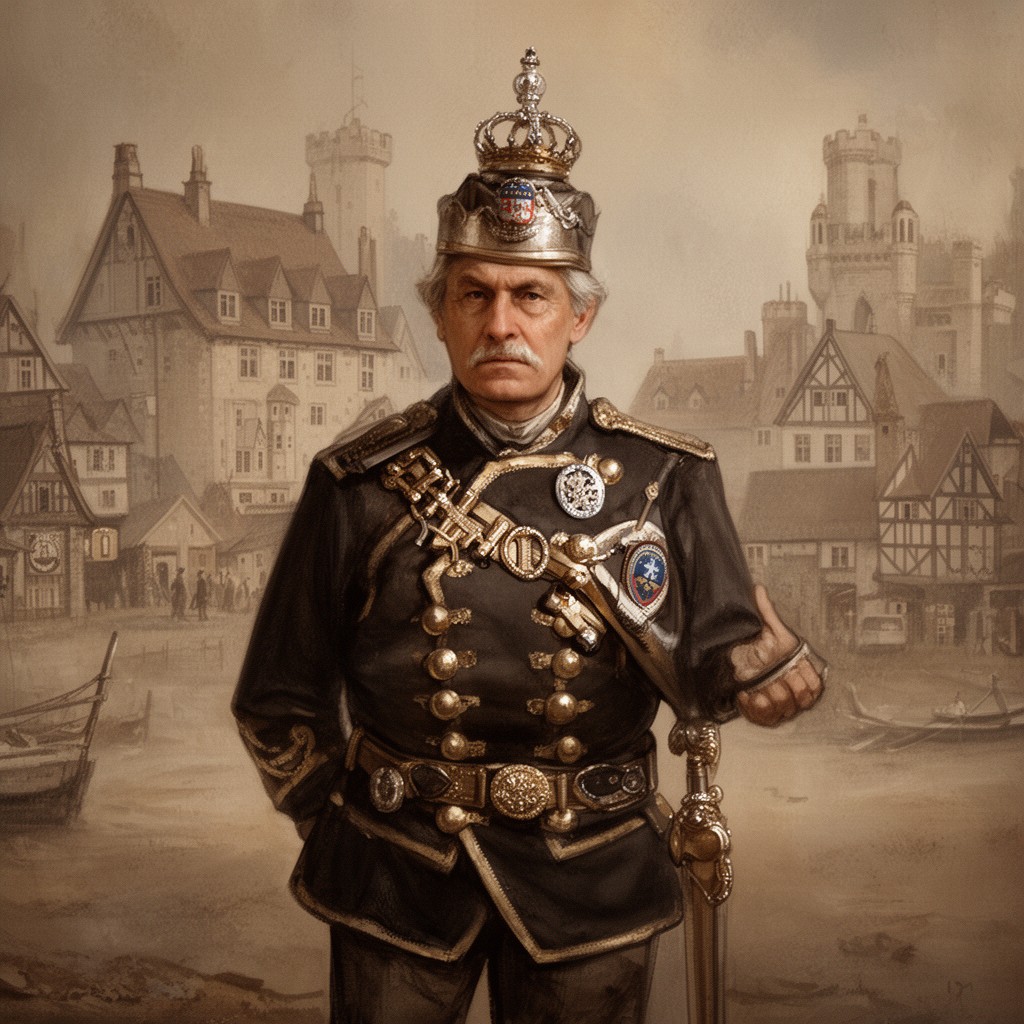 AI-generated illustration of Warden of the Cinque Ports