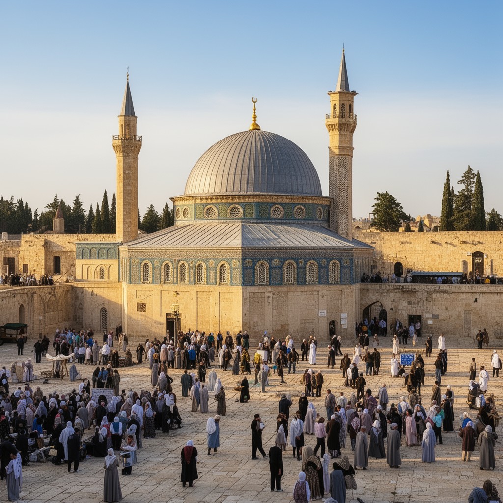 AI-generated illustration of Al-Aqsa Mosque