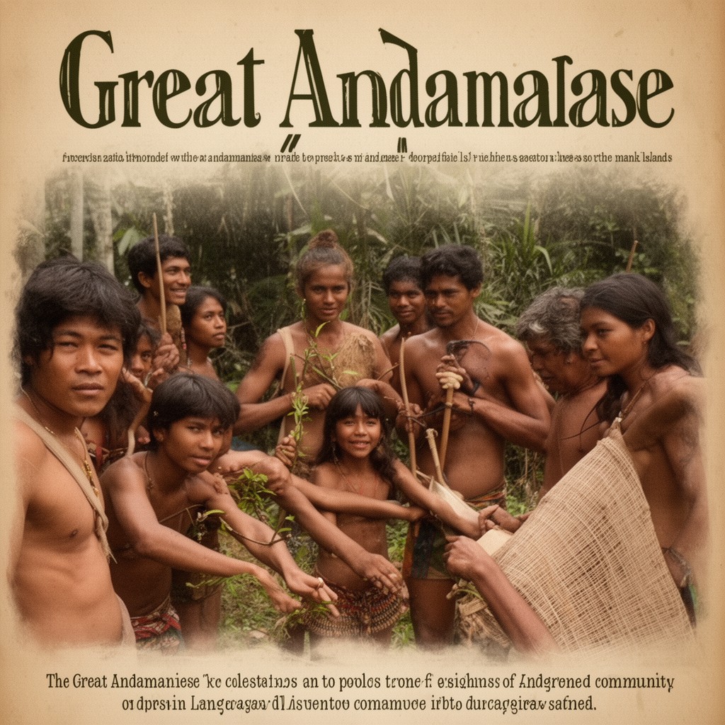 AI-generated illustration of Great Andamanese