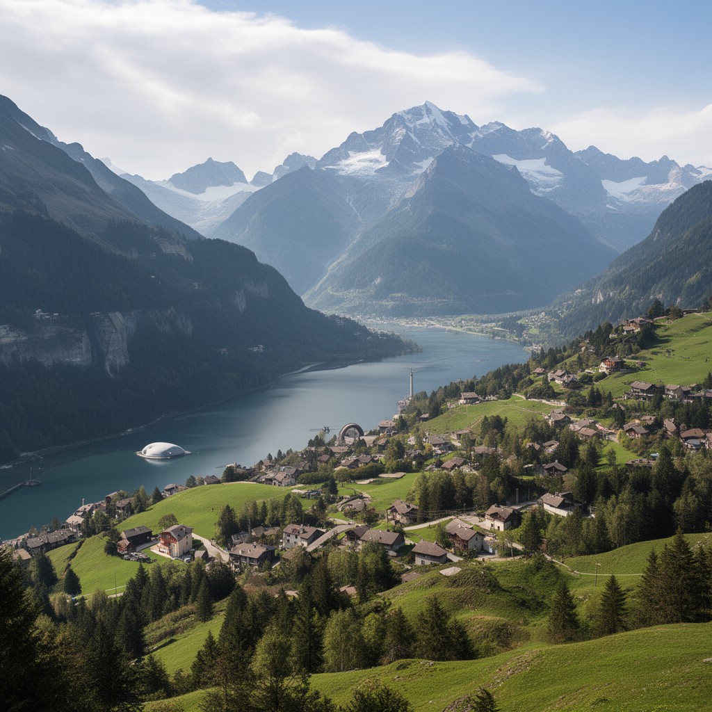 AI-generated illustration of Haute-Savoie