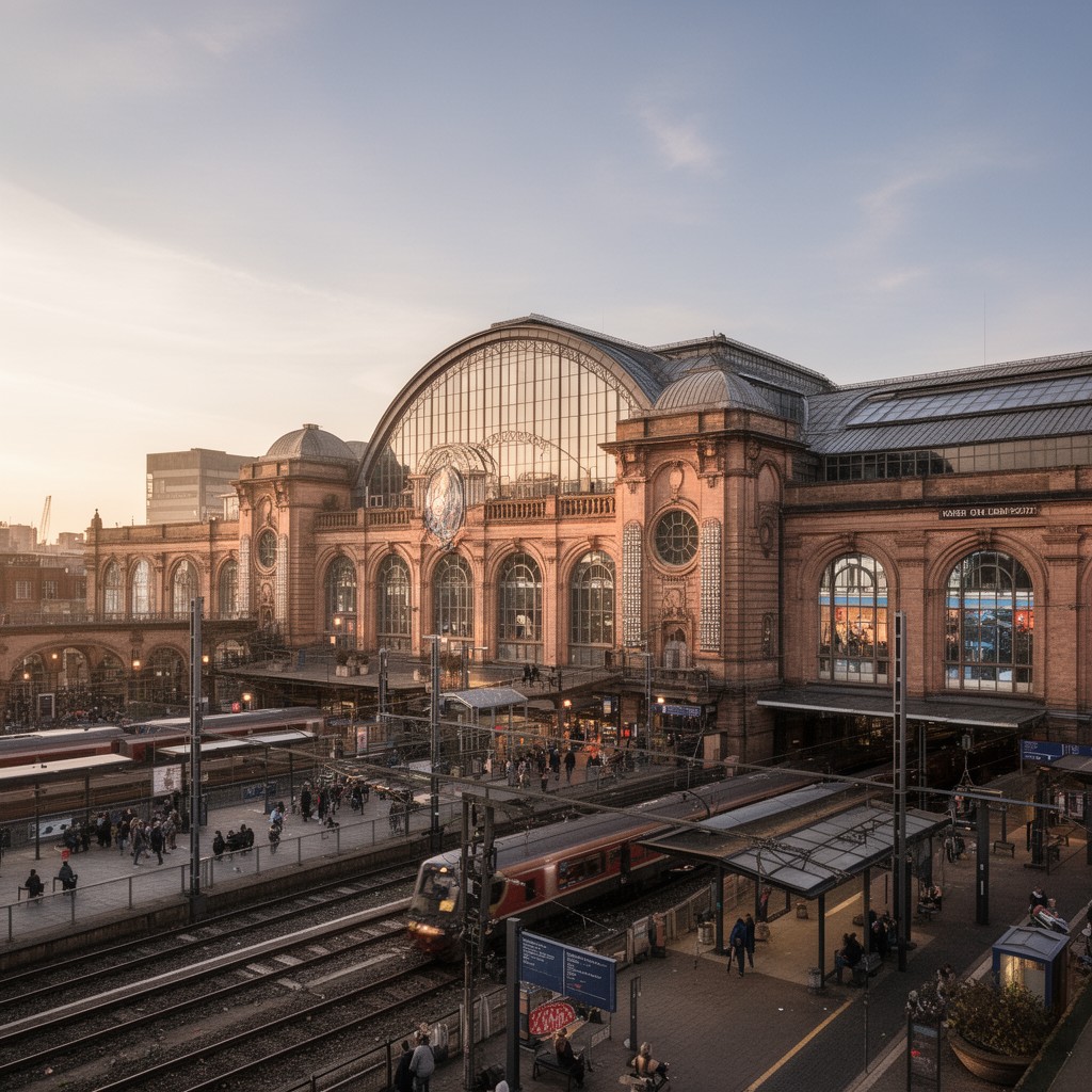 AI-generated illustration of Manchester Victoria
