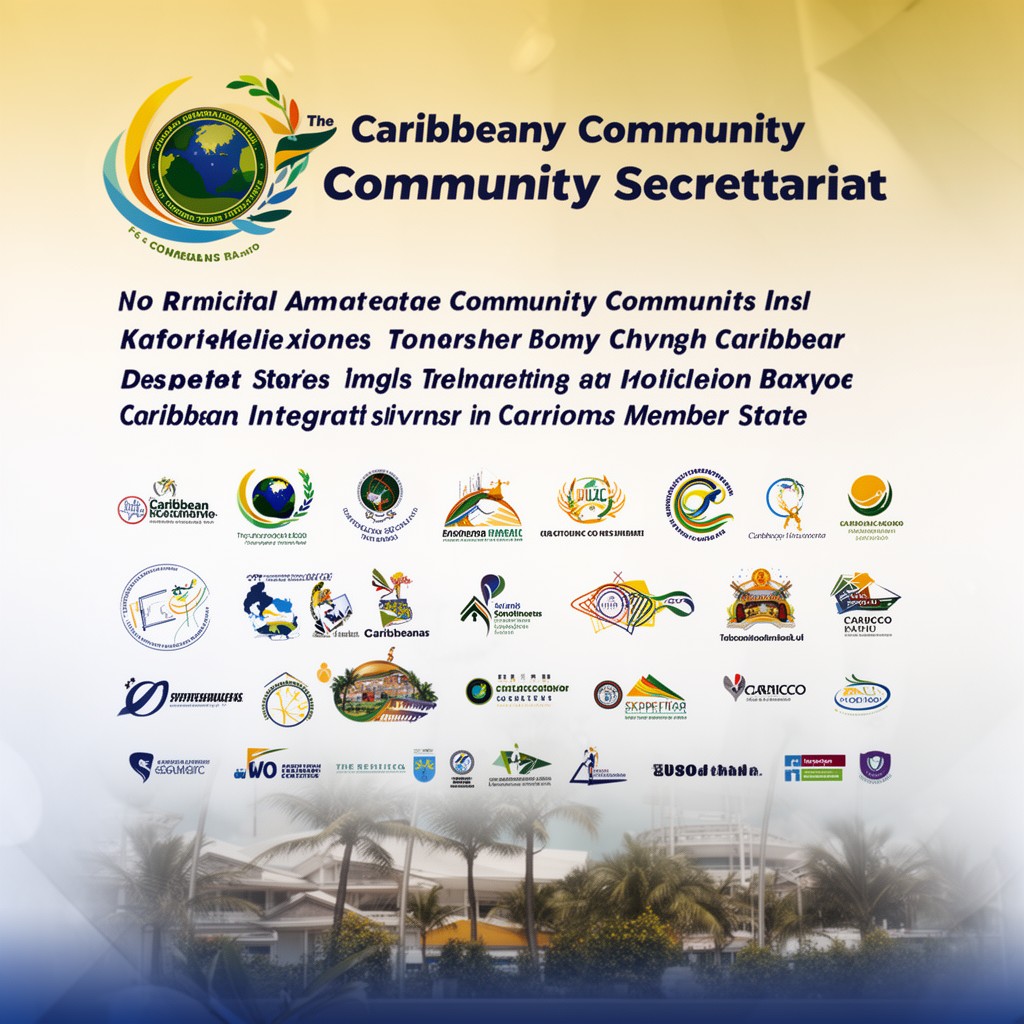 AI-generated illustration of Caribbean Community Secretariat