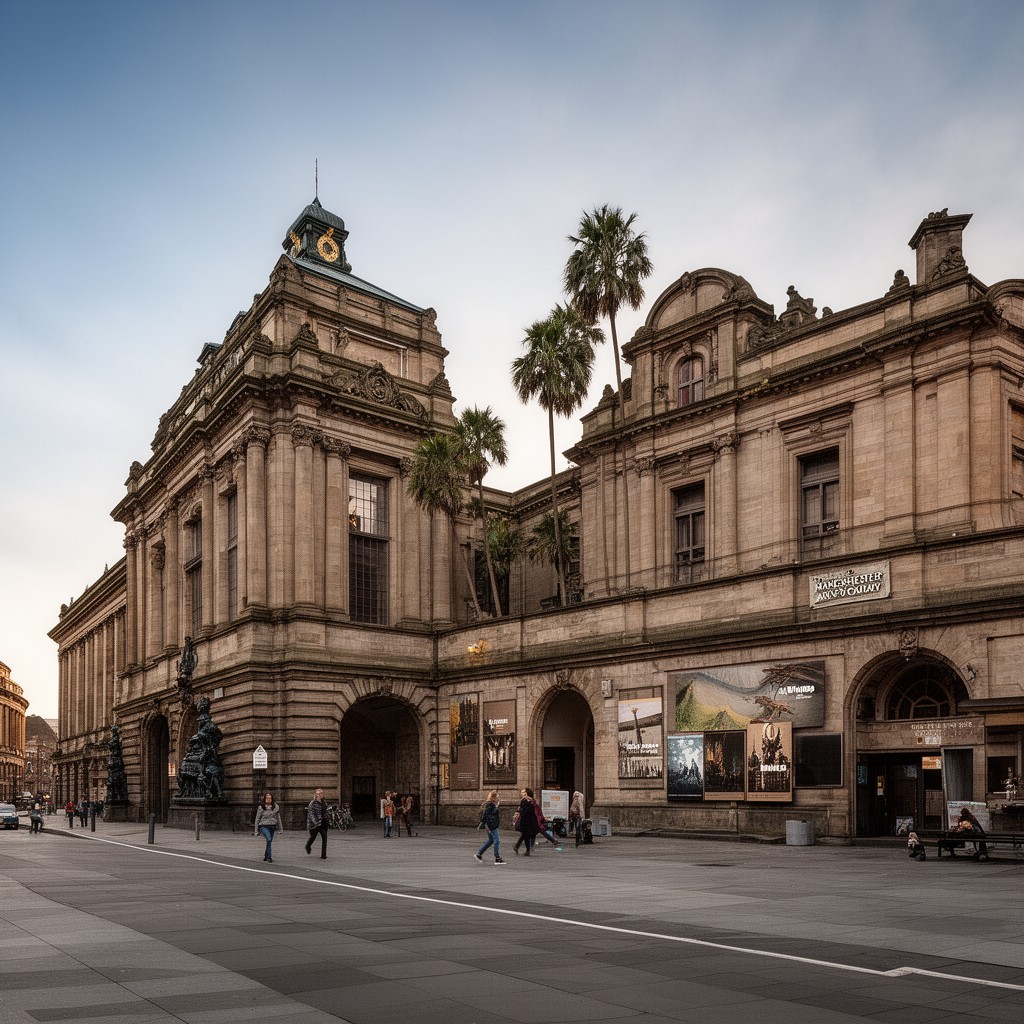 AI-generated illustration of Manchester Art Gallery