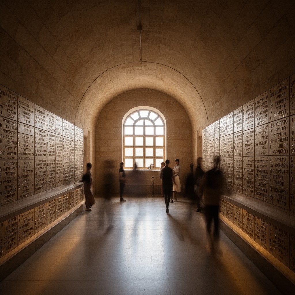AI-generated illustration of Hall of Names