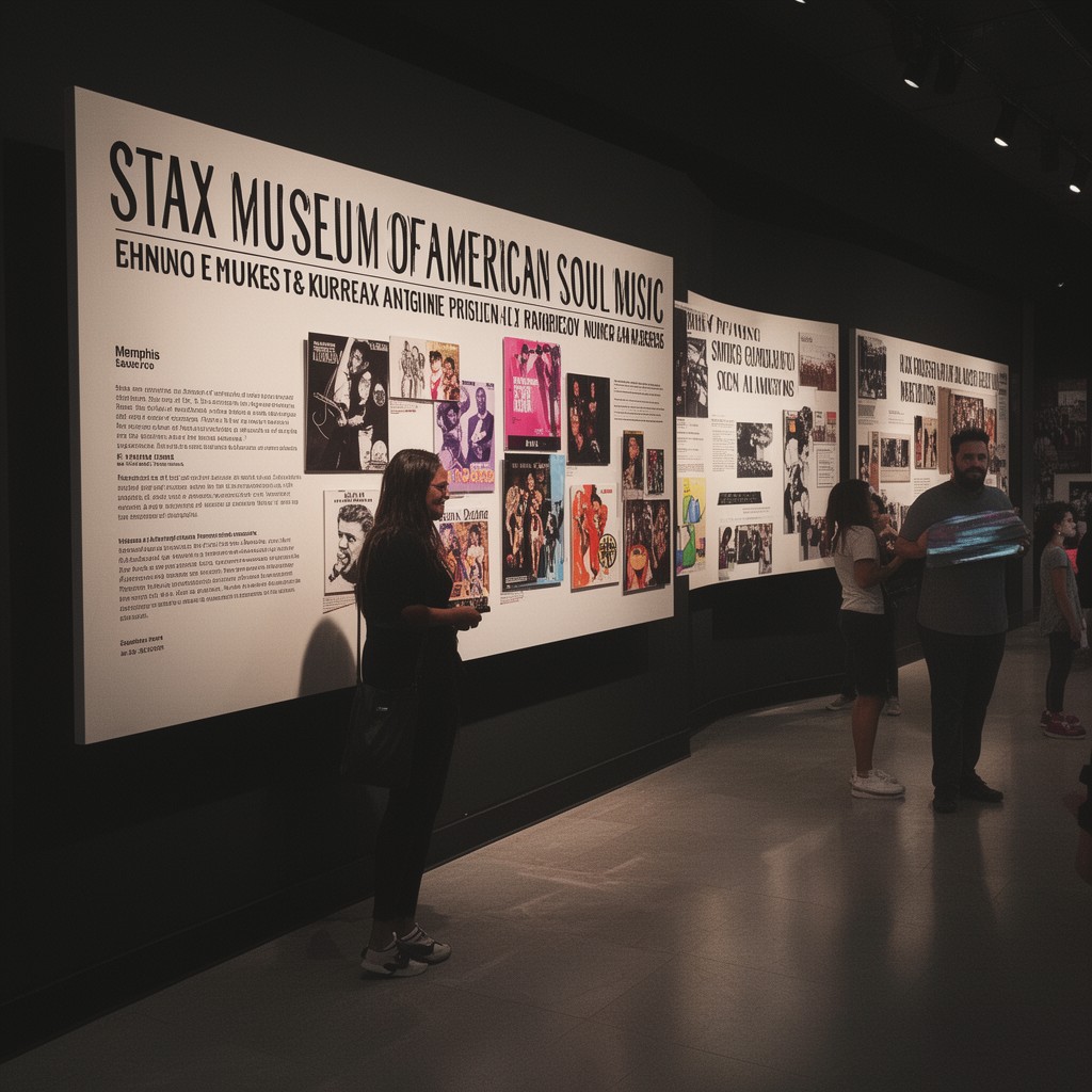 AI-generated illustration of Stax Museum of American Soul Music