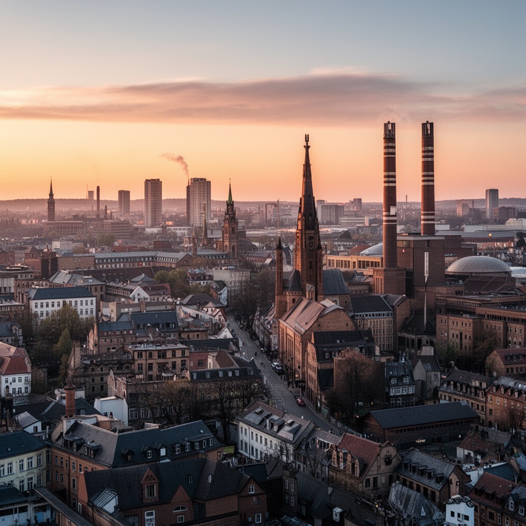 AI-generated illustration of Chemnitz