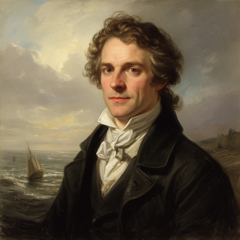 AI-generated illustration of J. M. W. Turner