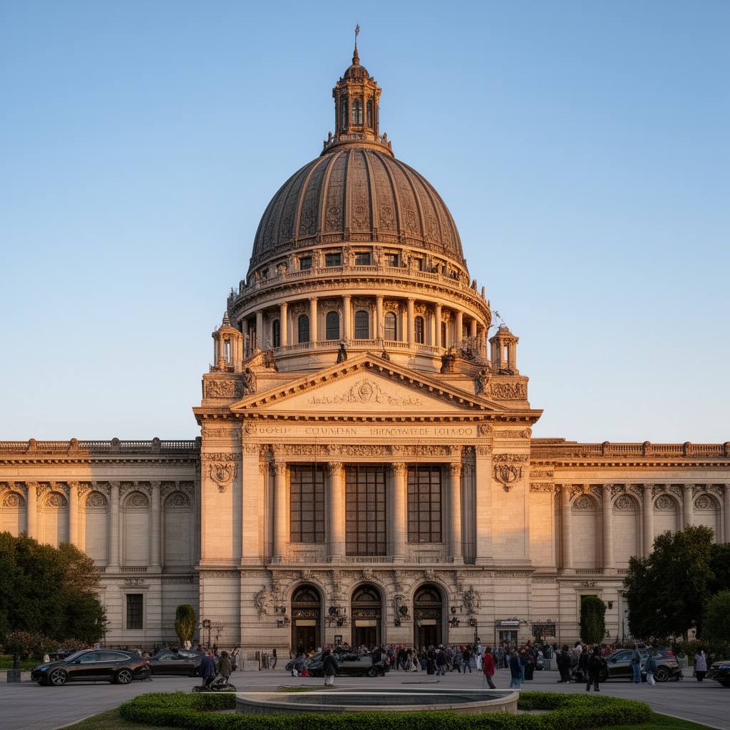 AI-generated illustration of Administration Building of the World’s Columbian Exposition