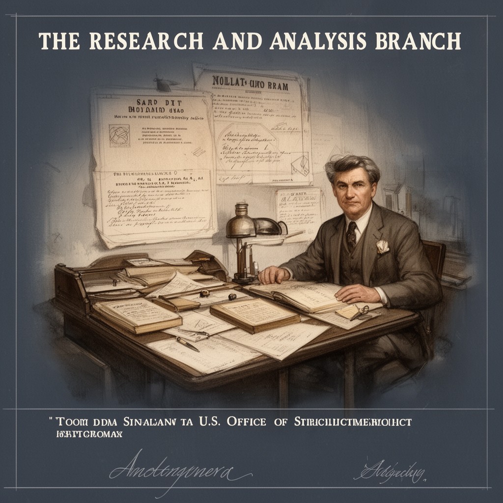 AI-generated illustration of Research and Analysis Branch