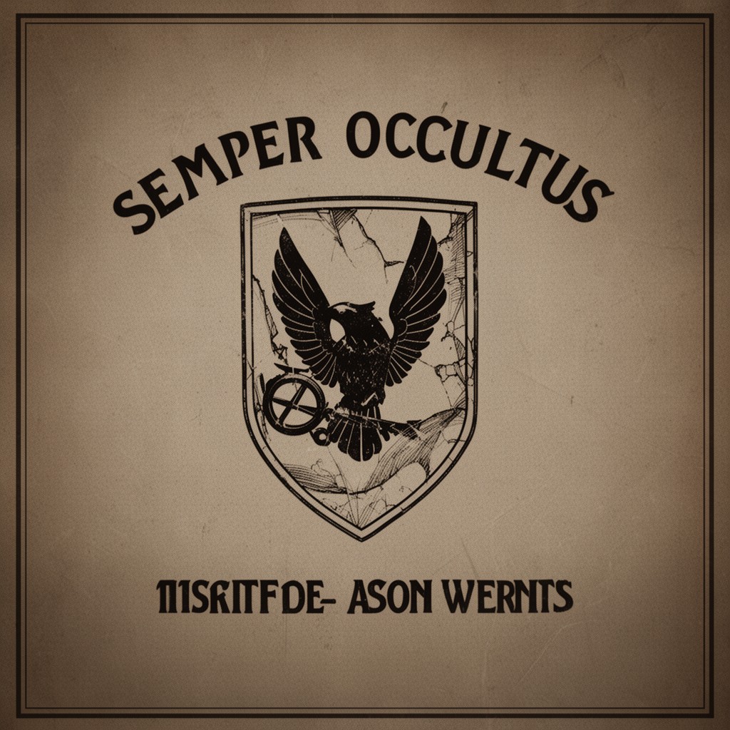 AI-generated illustration of “Semper Occultus” (attributed, unofficial)