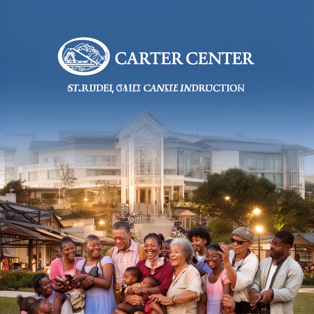 AI-generated illustration of Carter Center