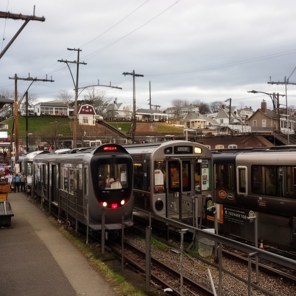 AI-generated illustration of Cynwyd Line