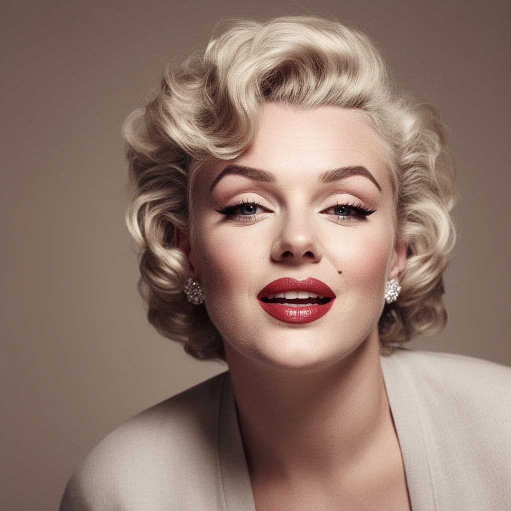 AI-generated illustration of Marilyn Monroe