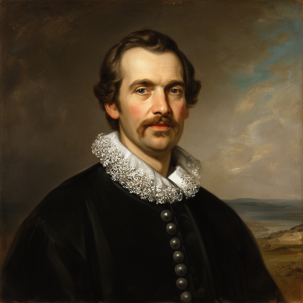 AI-generated illustration of Jacob Roggeveen