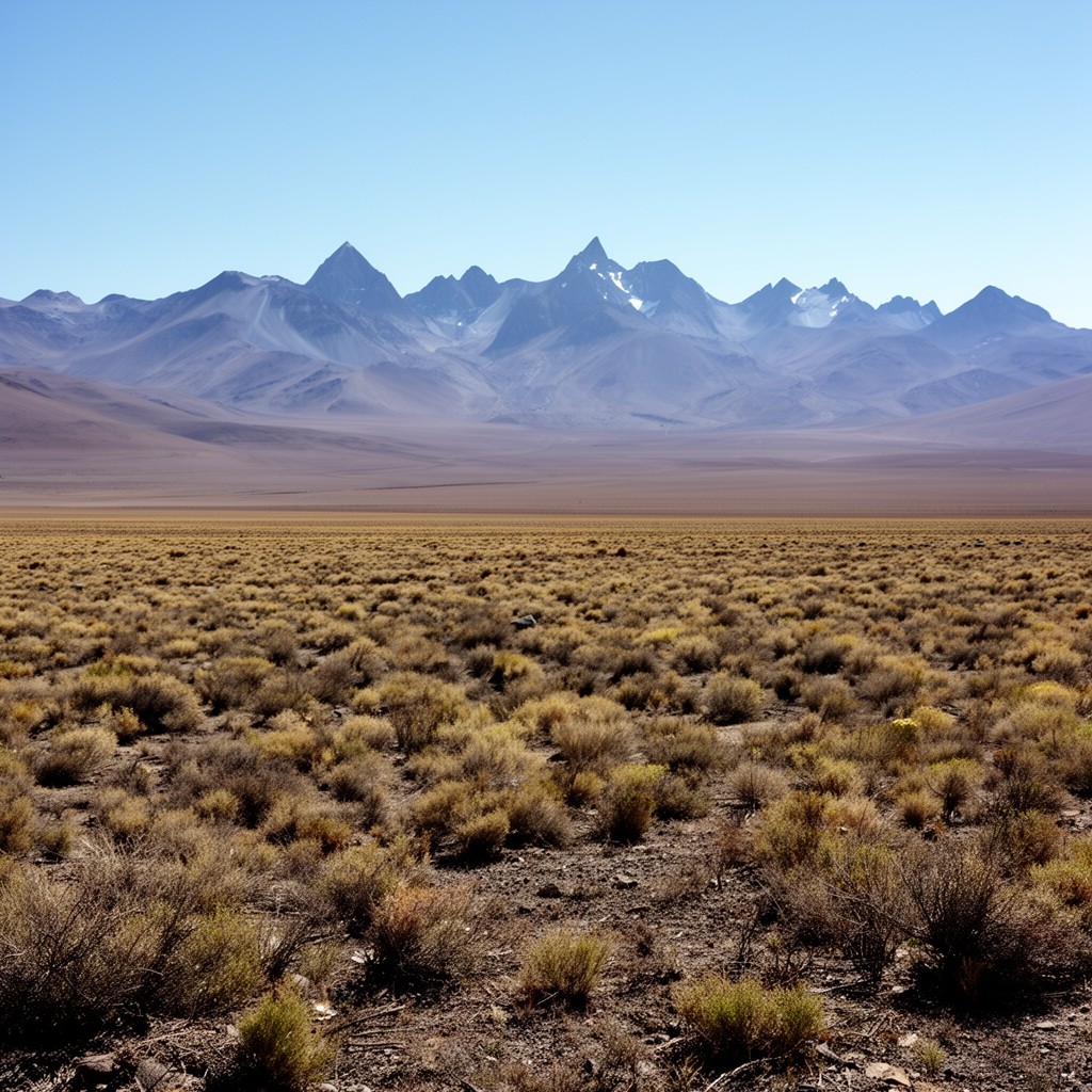 AI-generated illustration of Patagonian Desert
