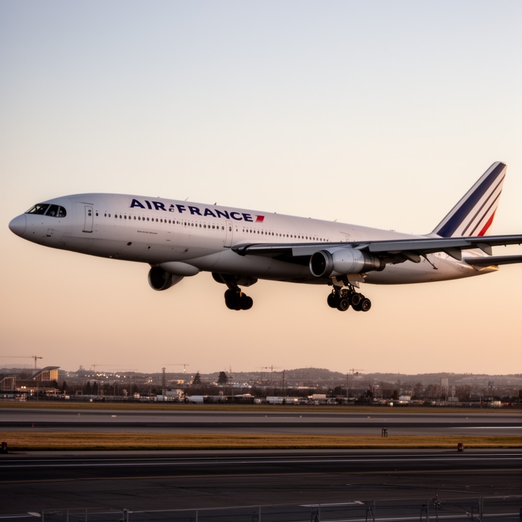 AI-generated illustration of Air France
