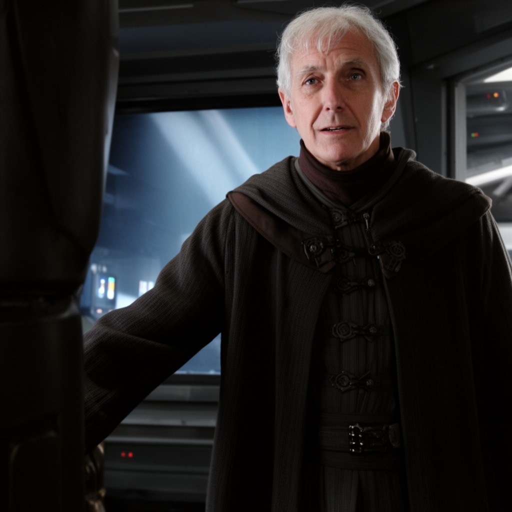 AI-generated illustration of Ian McDiarmid