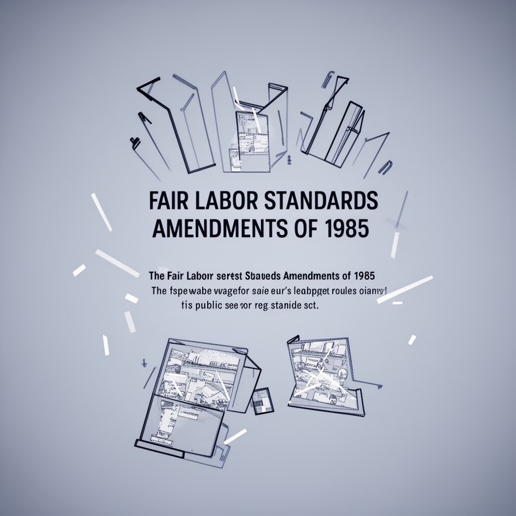 AI-generated illustration of Fair Labor Standards Amendments of 1985