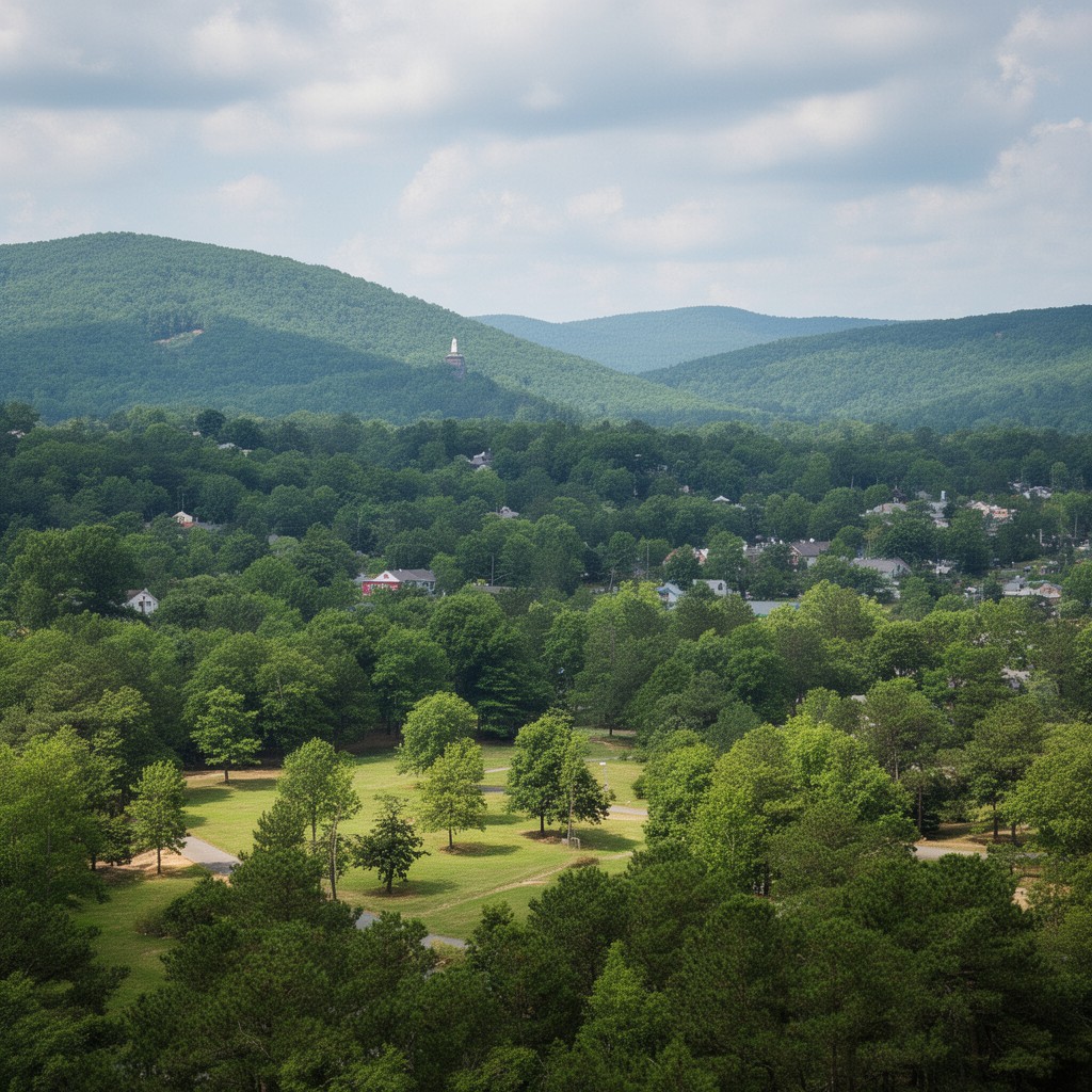 AI-generated illustration of Pine Mountain, Georgia
