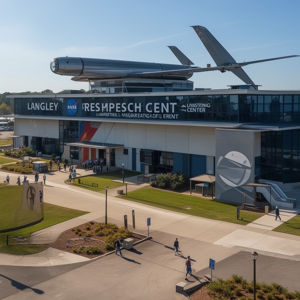 AI-generated illustration of Langley Research Center