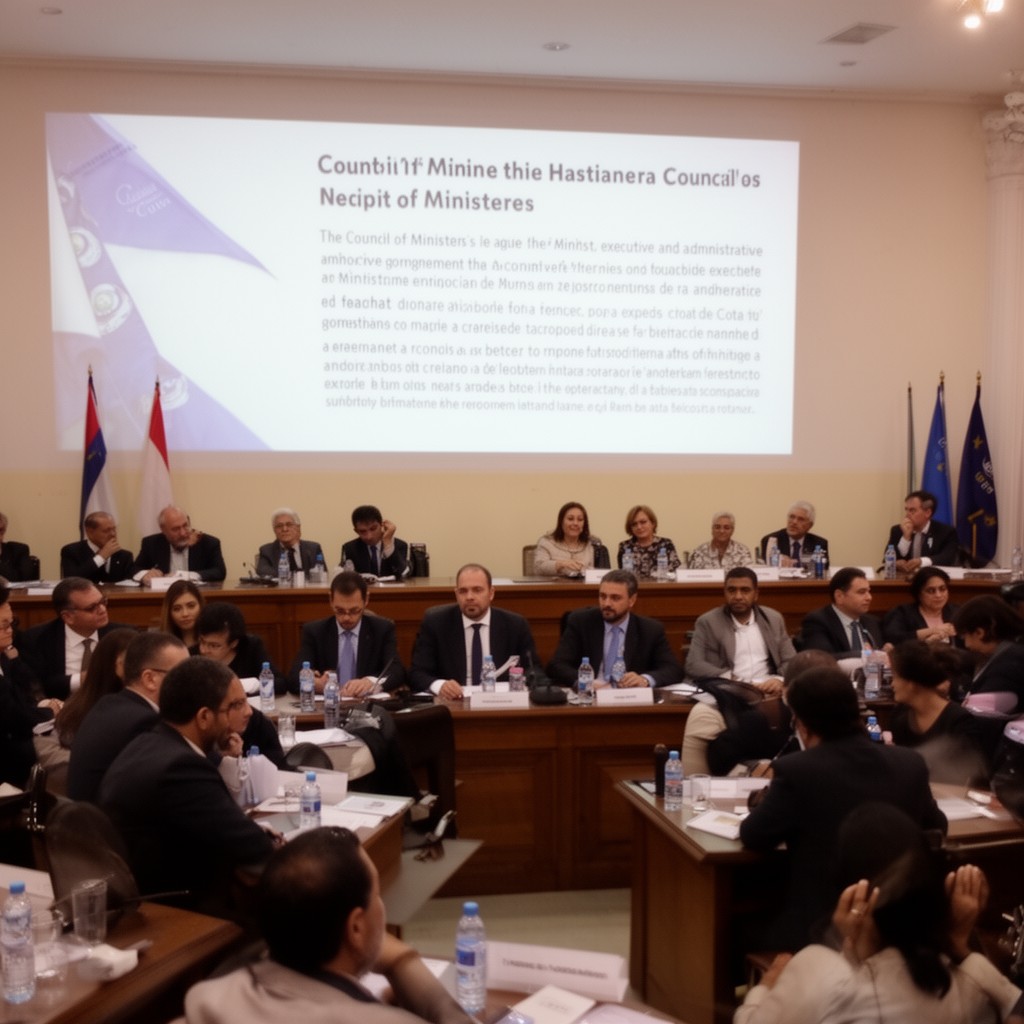 AI-generated illustration of Council of Ministers