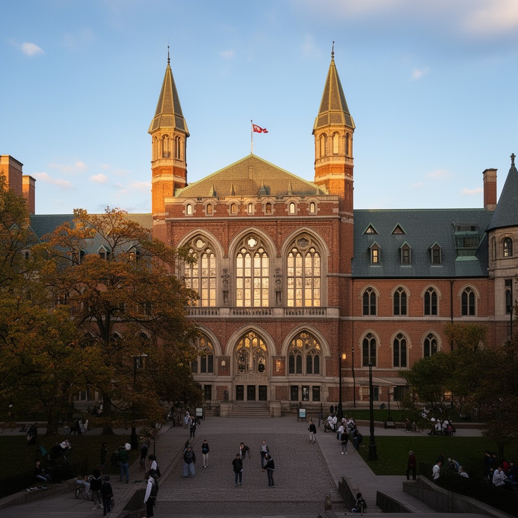 AI-generated illustration of Upper Canada College