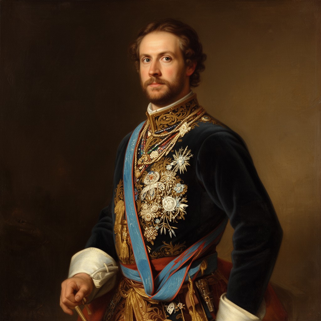 AI-generated illustration of Duke of Saxony