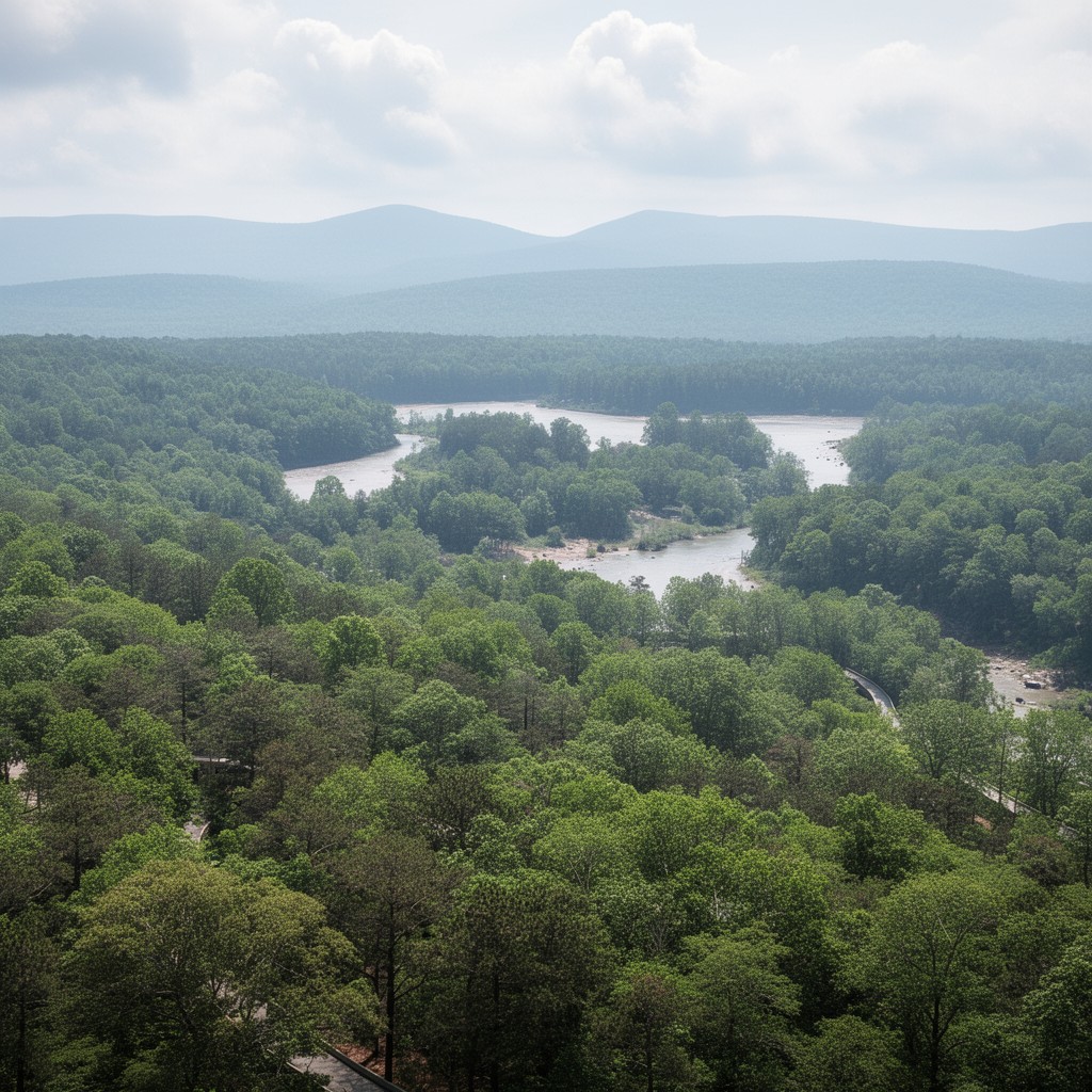 AI-generated illustration of F.D. Roosevelt State Park