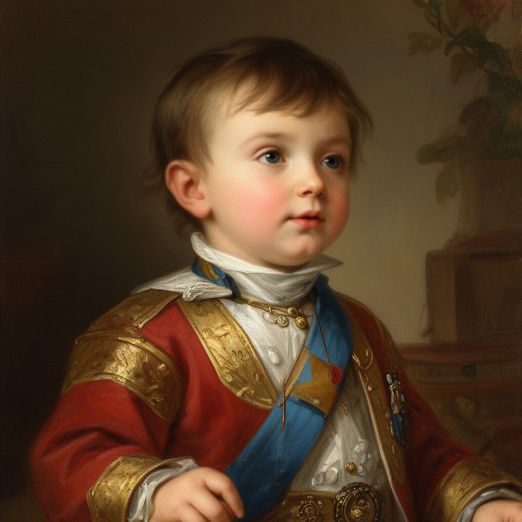 AI-generated illustration of Ivan VI of Russia