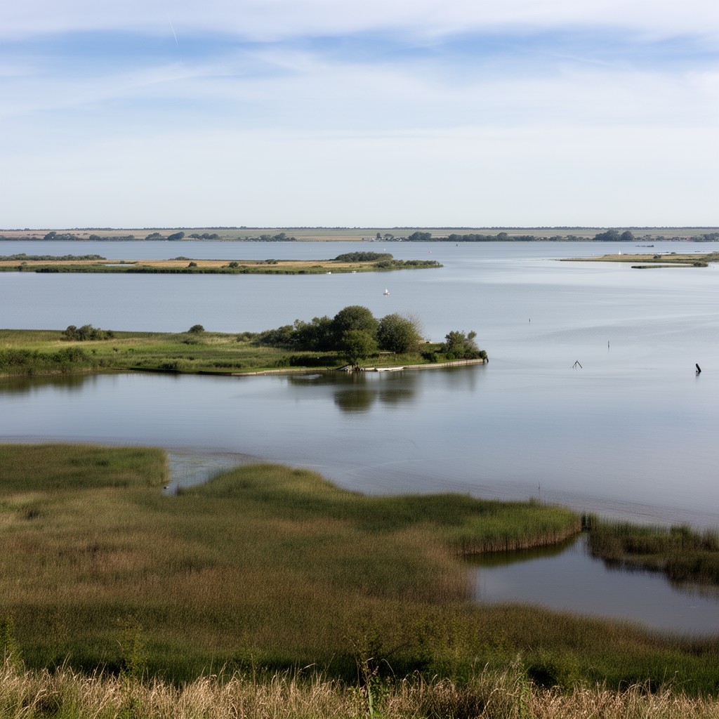 AI-generated illustration of Grevelingen