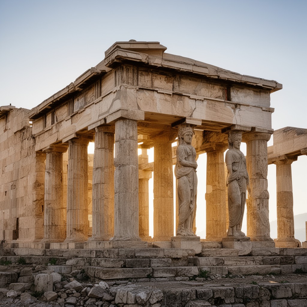 AI-generated illustration of Erechtheion