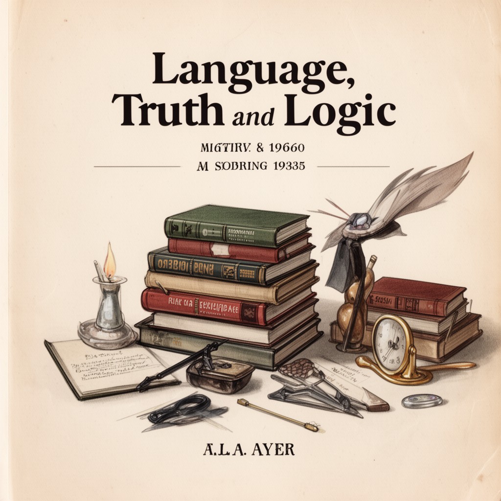 AI-generated illustration of Language, Truth and Logic