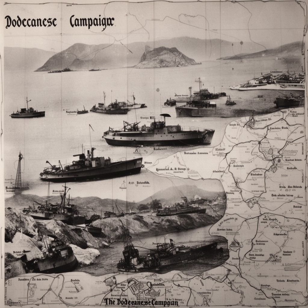 AI-generated illustration of Dodecanese campaign