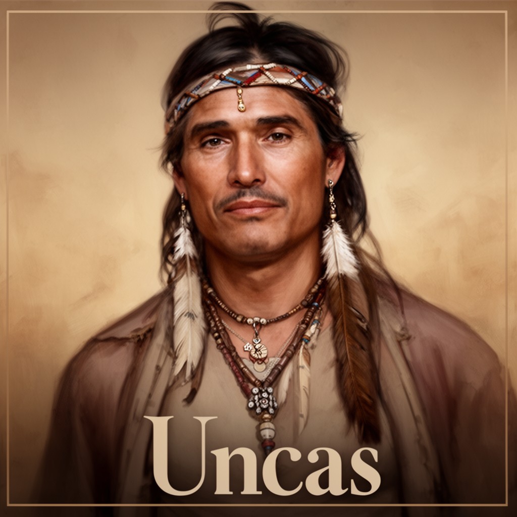 AI-generated illustration of Uncas