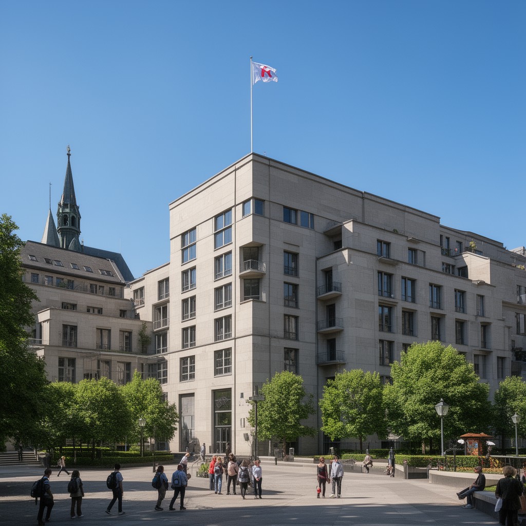 AI-generated illustration of Faculty of Arts and Social Sciences