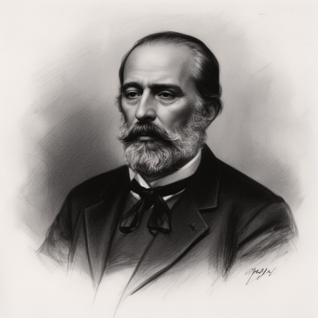 AI-generated illustration of Ahad Ha'am