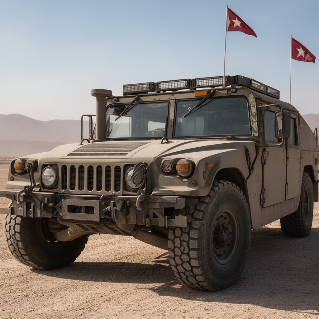 AI-generated illustration of Humvee
