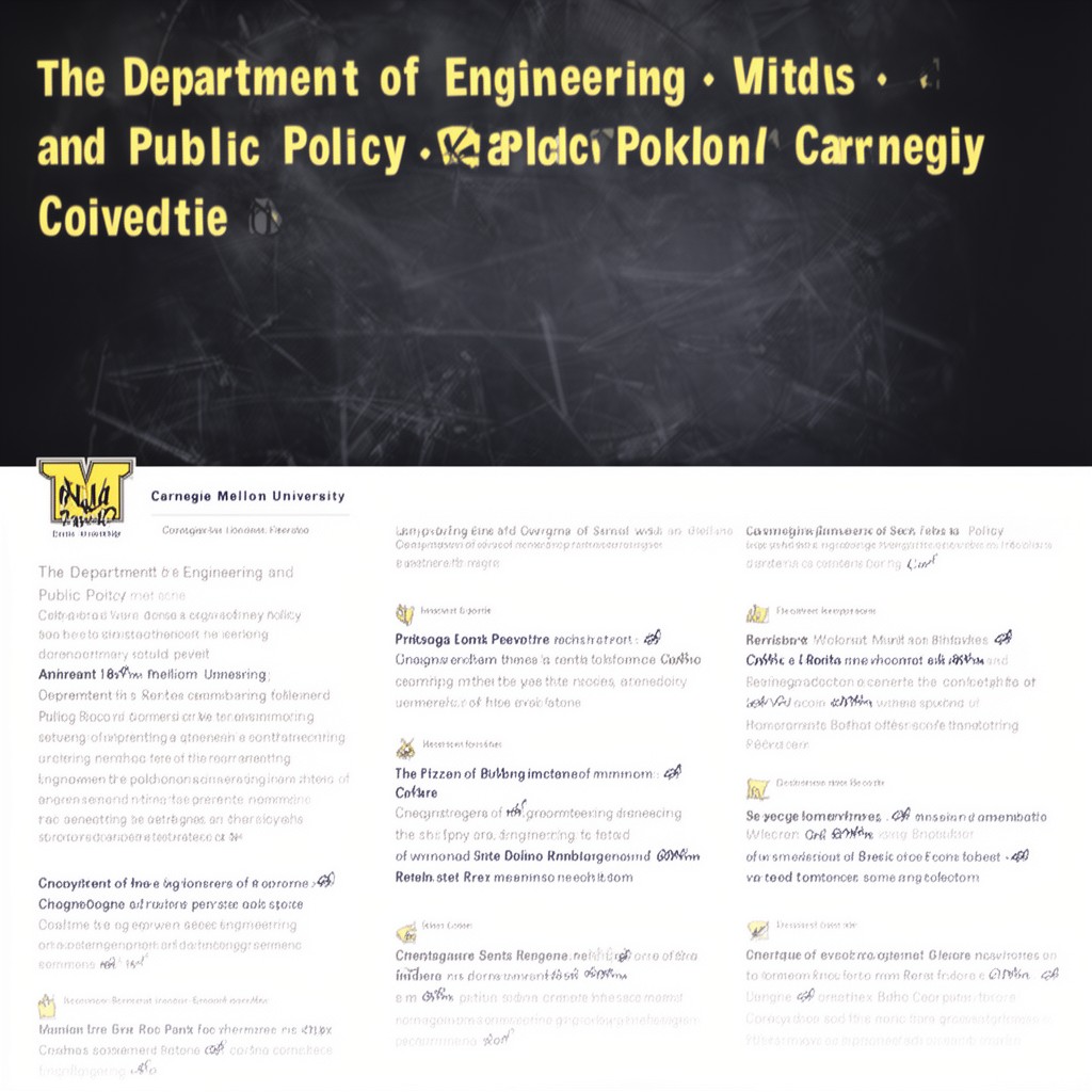 AI-generated illustration of Department of Engineering and Public Policy (Carnegie Mellon University)