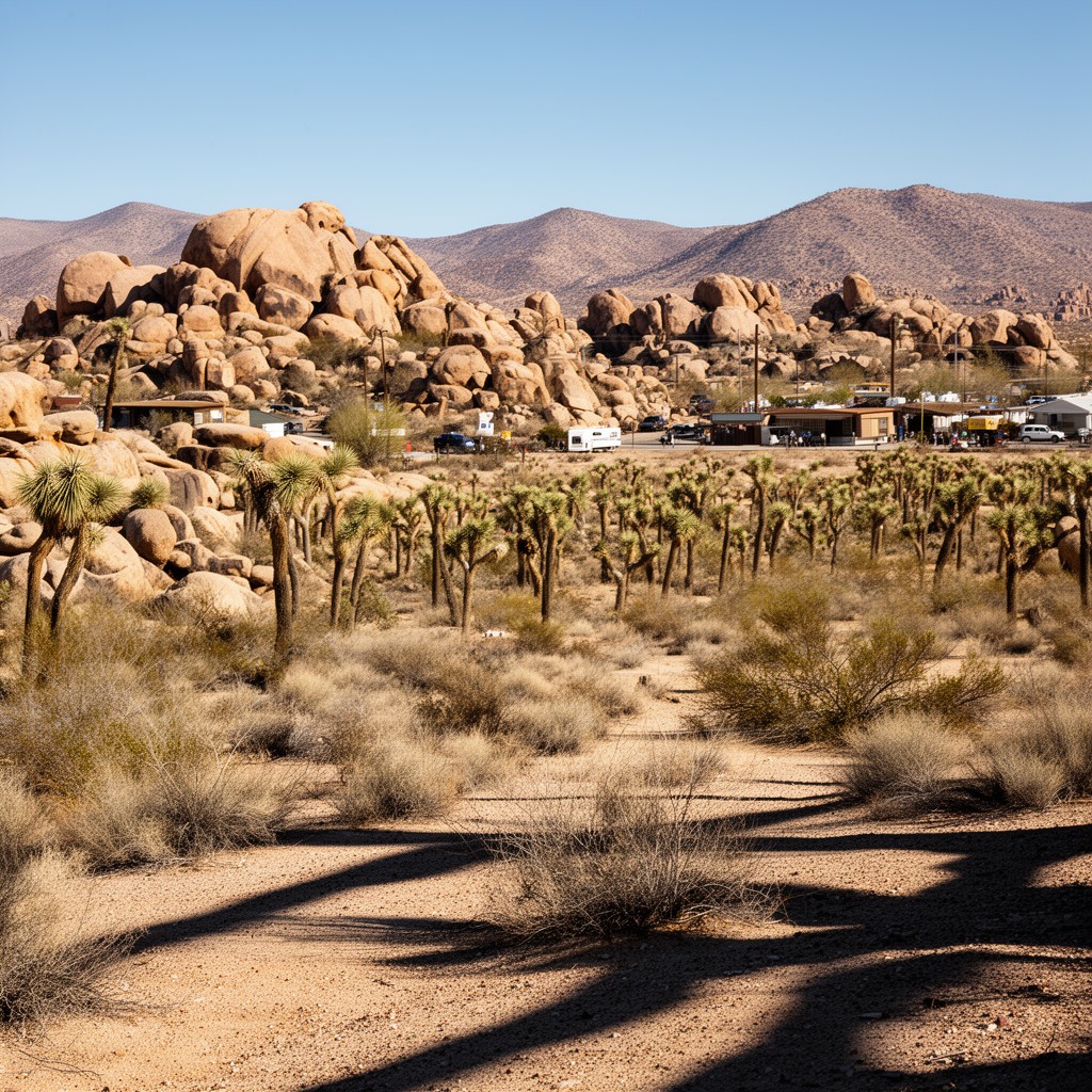 AI-generated illustration of Twentynine Palms, California