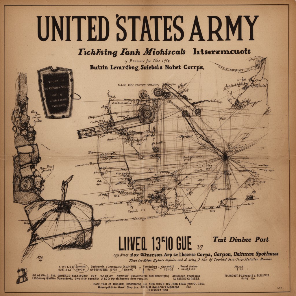 AI-generated illustration of United States Army Signal Corps