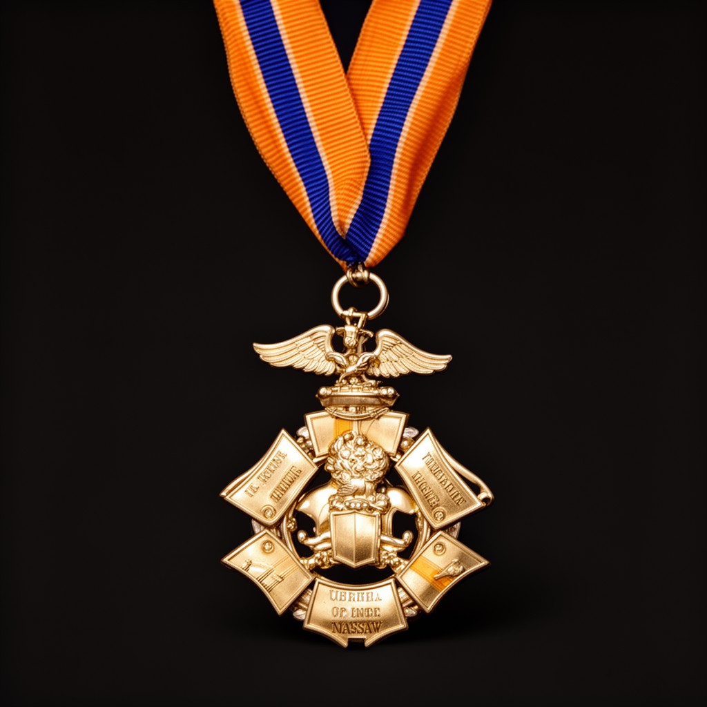 AI-generated illustration of Order of Orange-Nassau