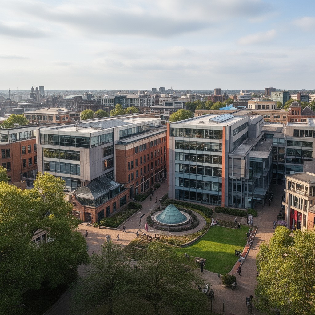 AI-generated illustration of All Saints Campus