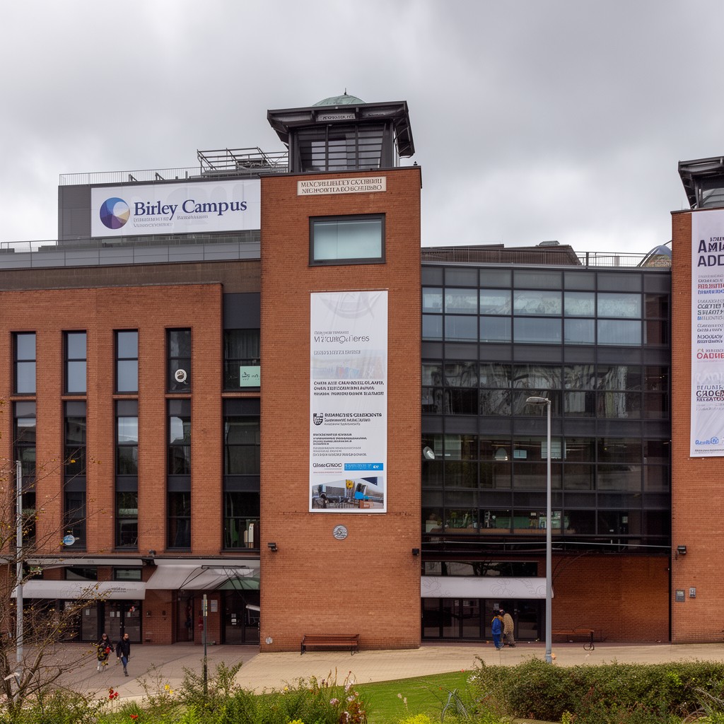 AI-generated illustration of Birley Campus
