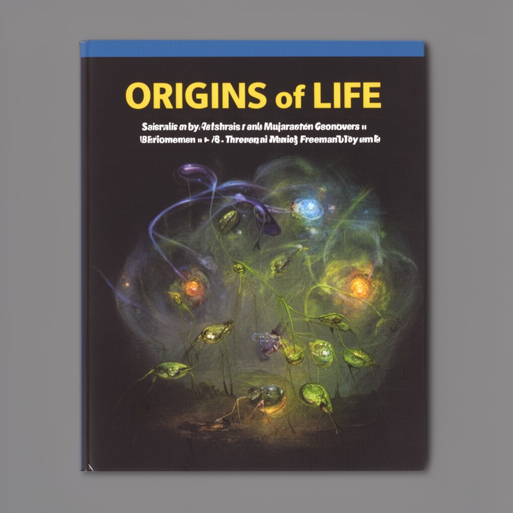 AI-generated illustration of Origins of Life (book)